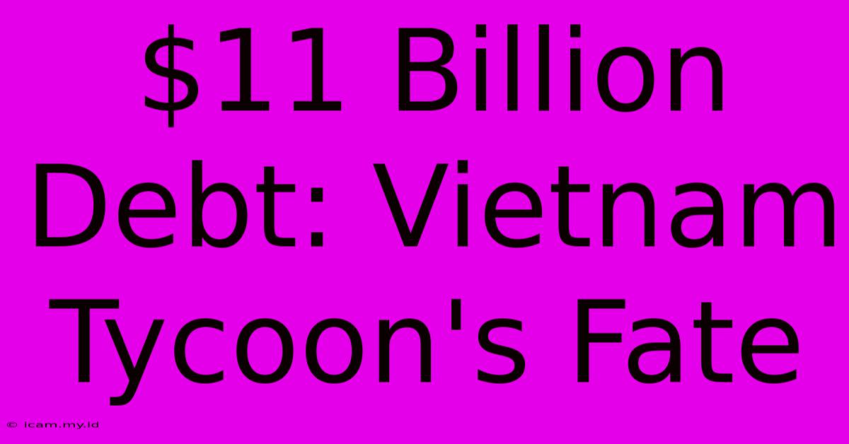 $11 Billion Debt: Vietnam Tycoon's Fate