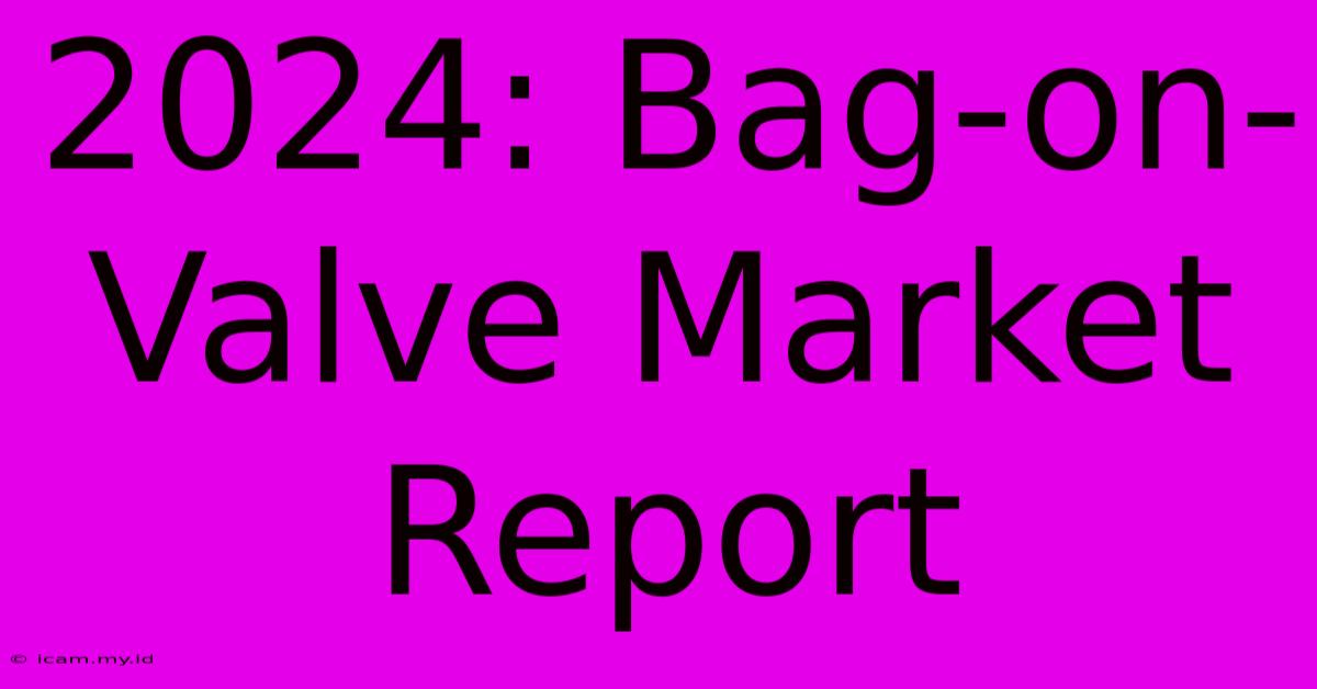 2024: Bag-on-Valve Market Report