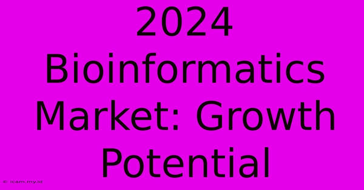 2024 Bioinformatics Market: Growth Potential