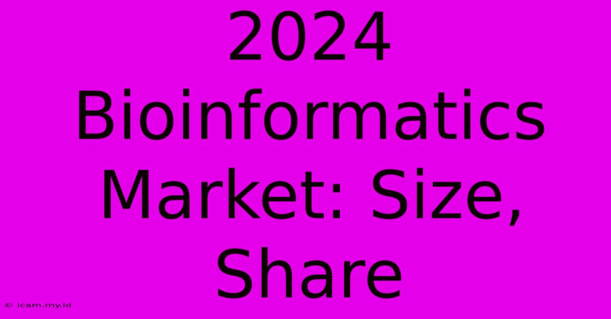 2024 Bioinformatics Market: Size, Share