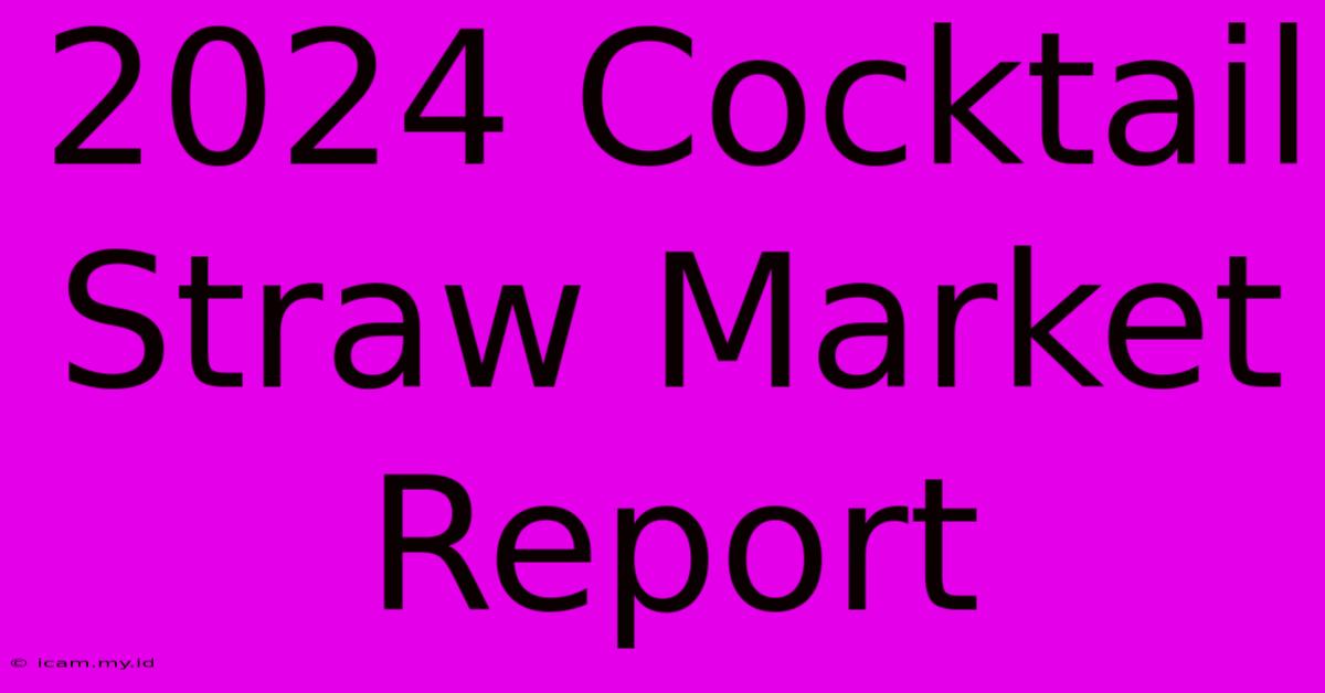 2024 Cocktail Straw Market Report