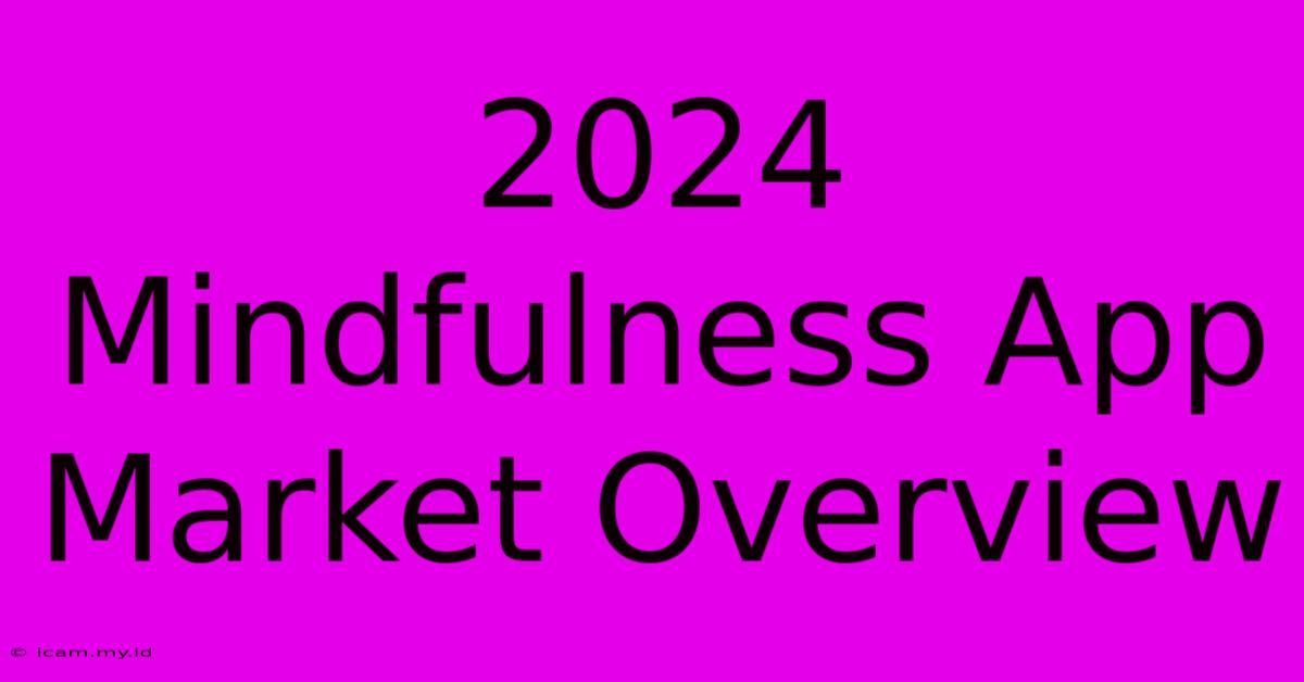 2024 Mindfulness App Market Overview