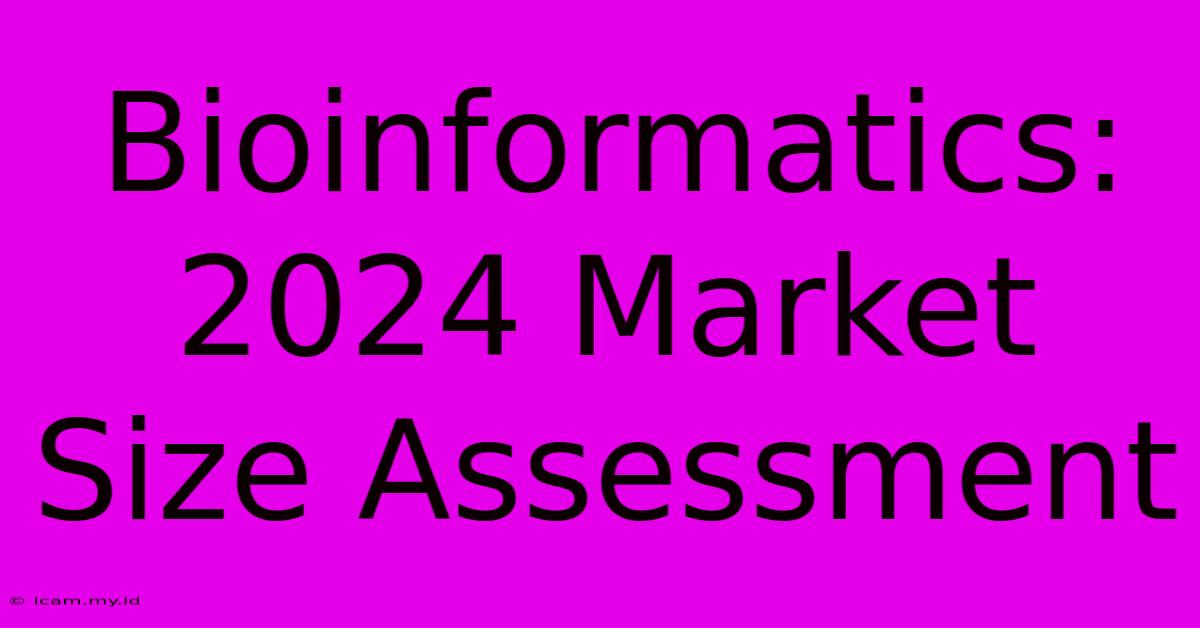 Bioinformatics: 2024 Market Size Assessment