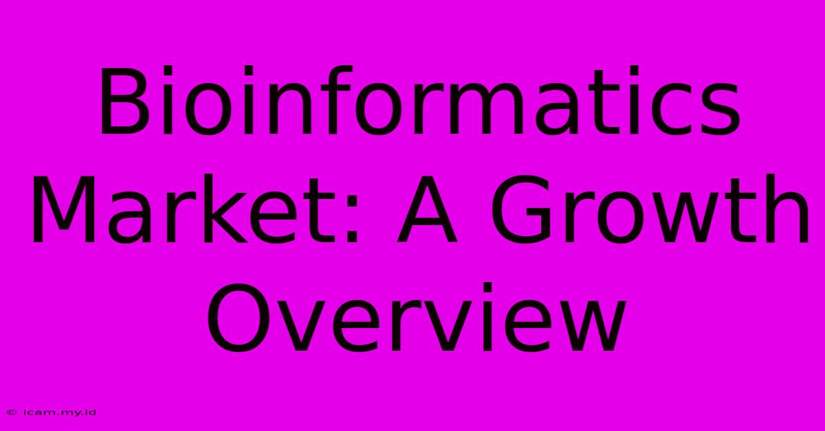 Bioinformatics Market: A Growth Overview