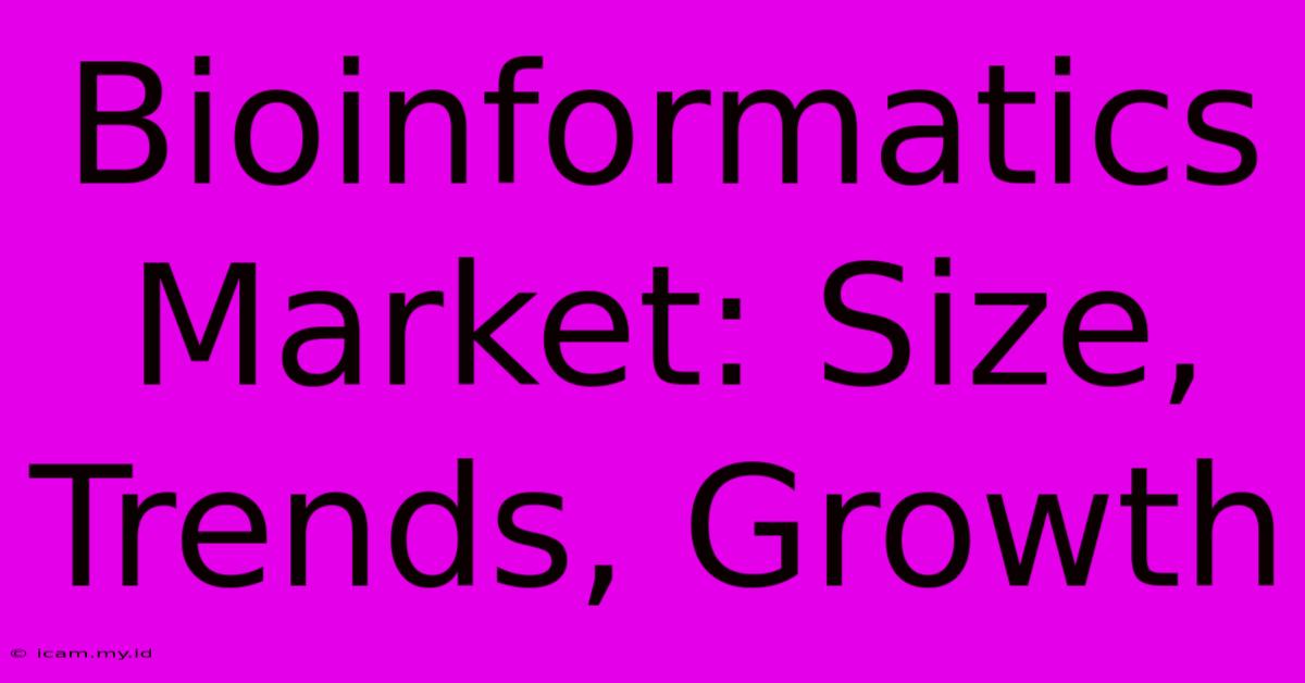 Bioinformatics Market: Size, Trends, Growth