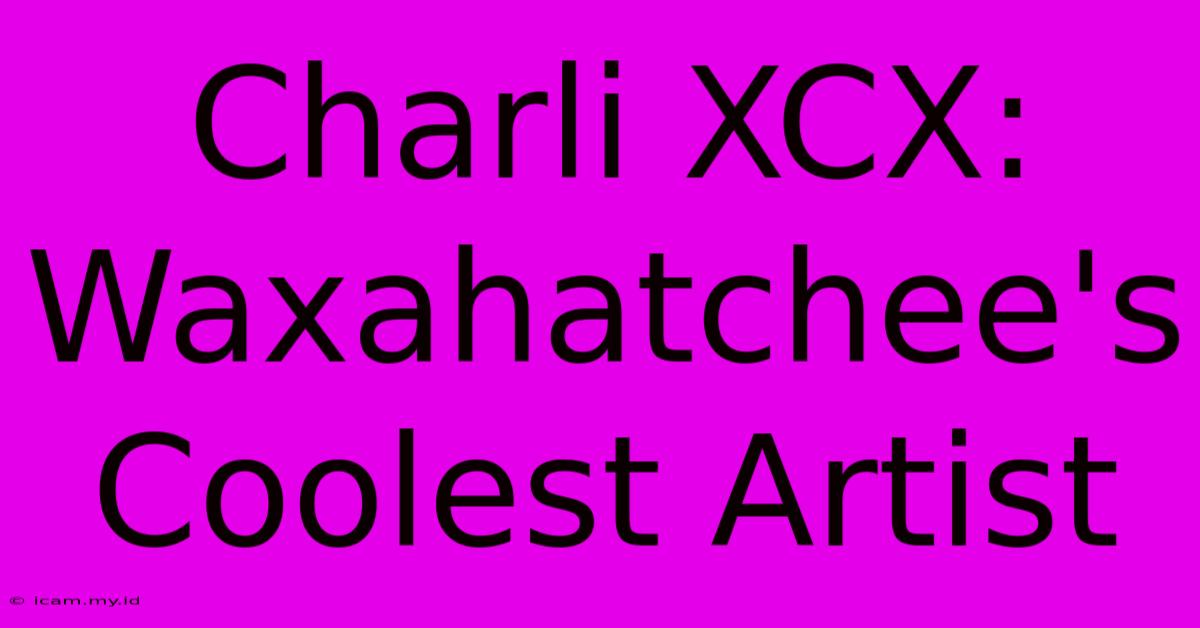 Charli XCX: Waxahatchee's Coolest Artist