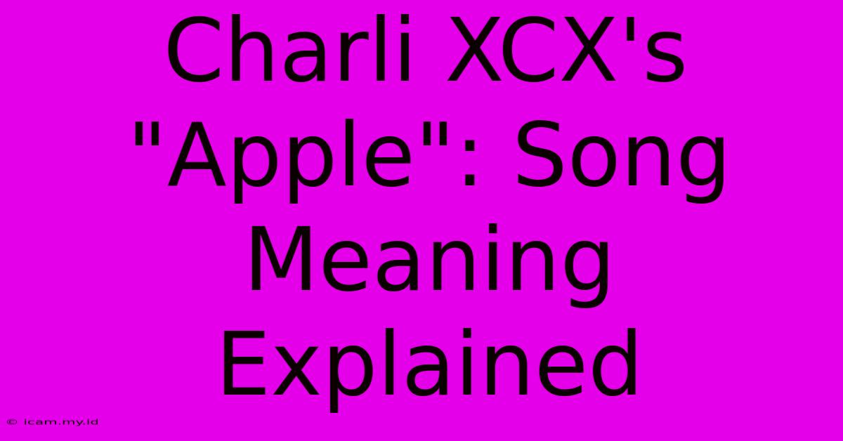 Charli XCX's 