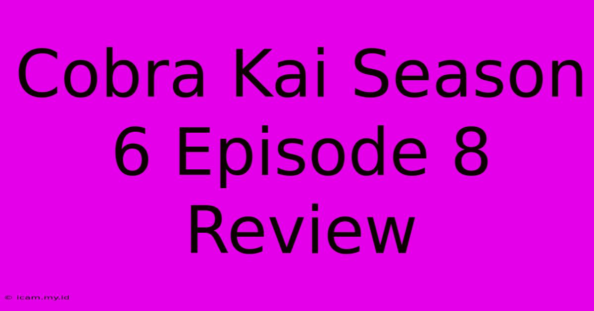 Cobra Kai Season 6 Episode 8 Review