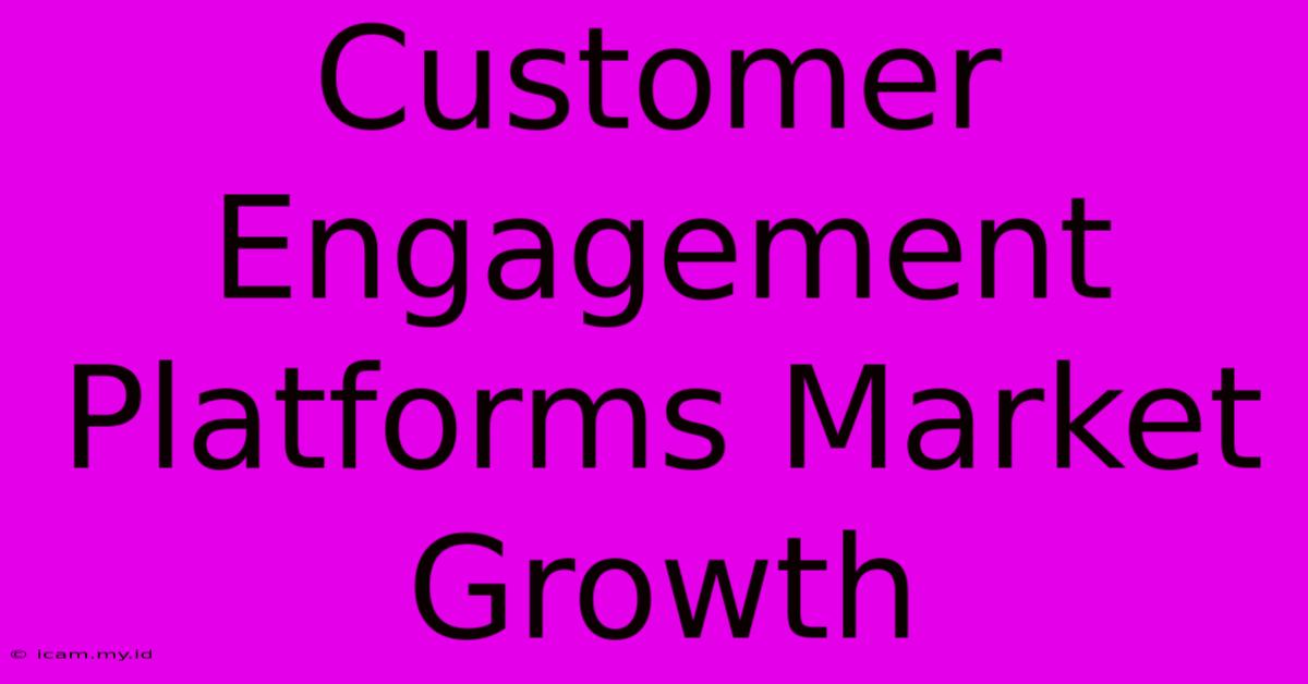 Customer Engagement Platforms Market Growth