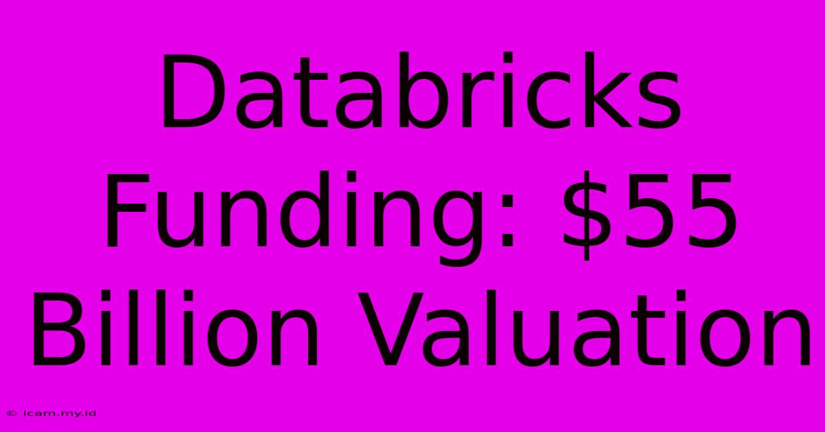 Databricks Funding: $55 Billion Valuation