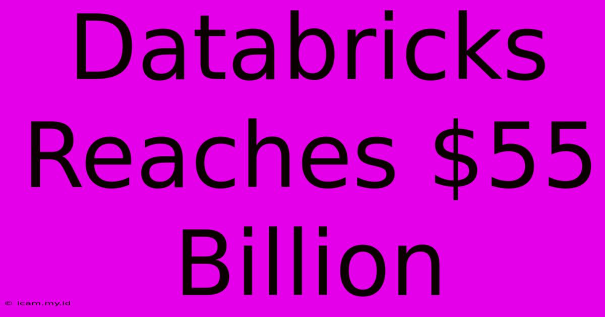 Databricks Reaches $55 Billion