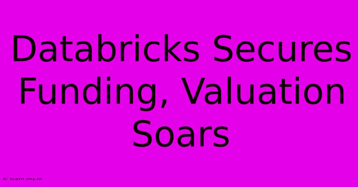 Databricks Secures Funding, Valuation Soars