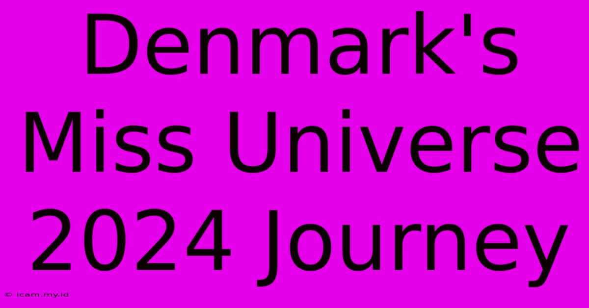 Denmark's Miss Universe 2024 Journey