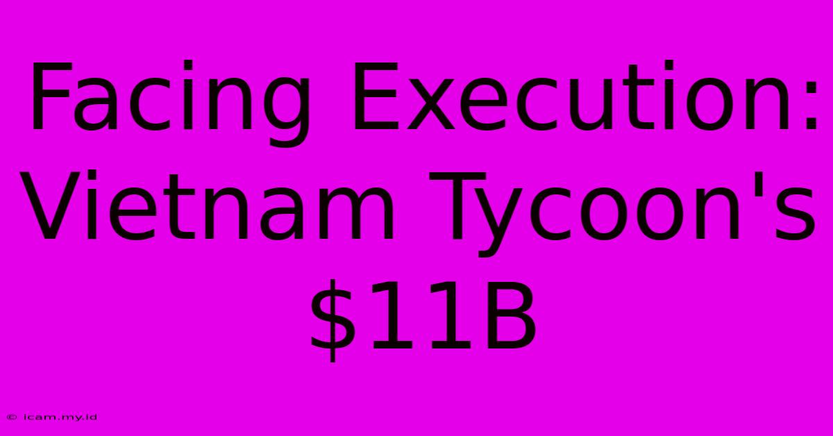 Facing Execution: Vietnam Tycoon's $11B