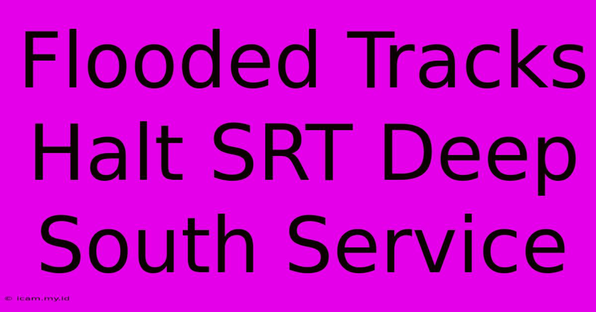 Flooded Tracks Halt SRT Deep South Service