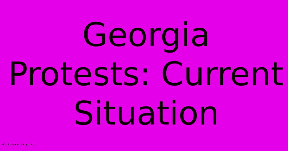 Georgia Protests: Current Situation