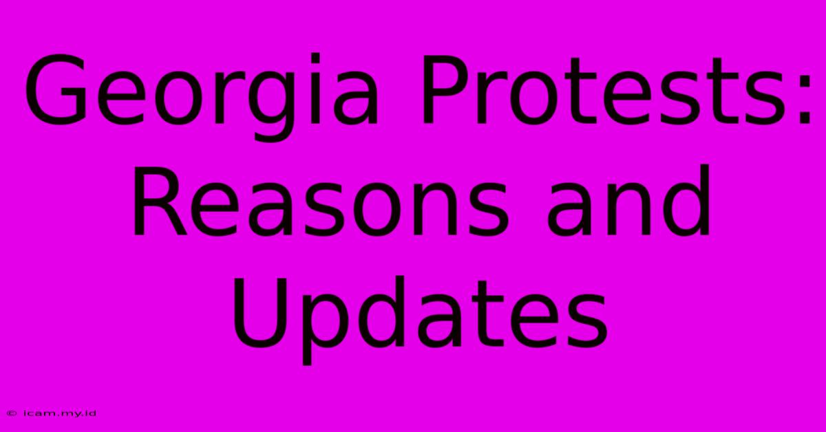Georgia Protests: Reasons And Updates Georgia Protests: Reasons And Updates