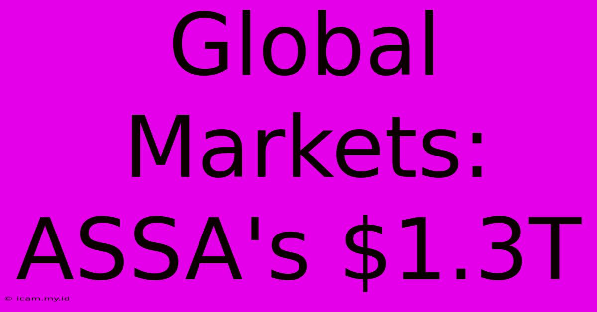 Global Markets: ASSA's $1.3T