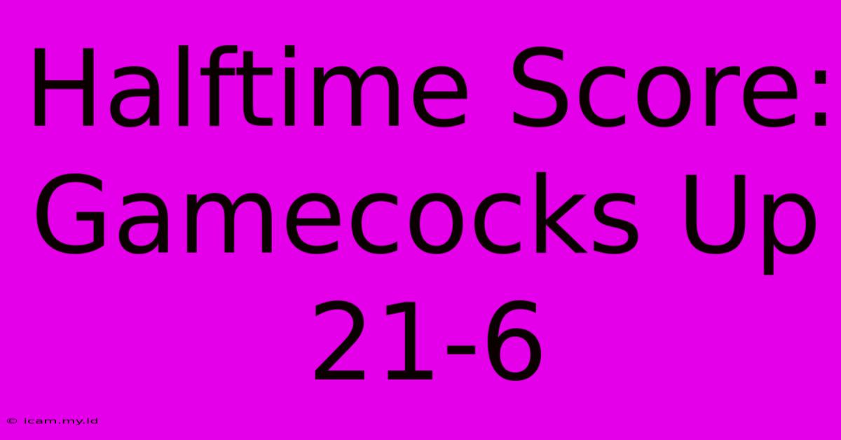 Halftime Score: Gamecocks Up 21-6