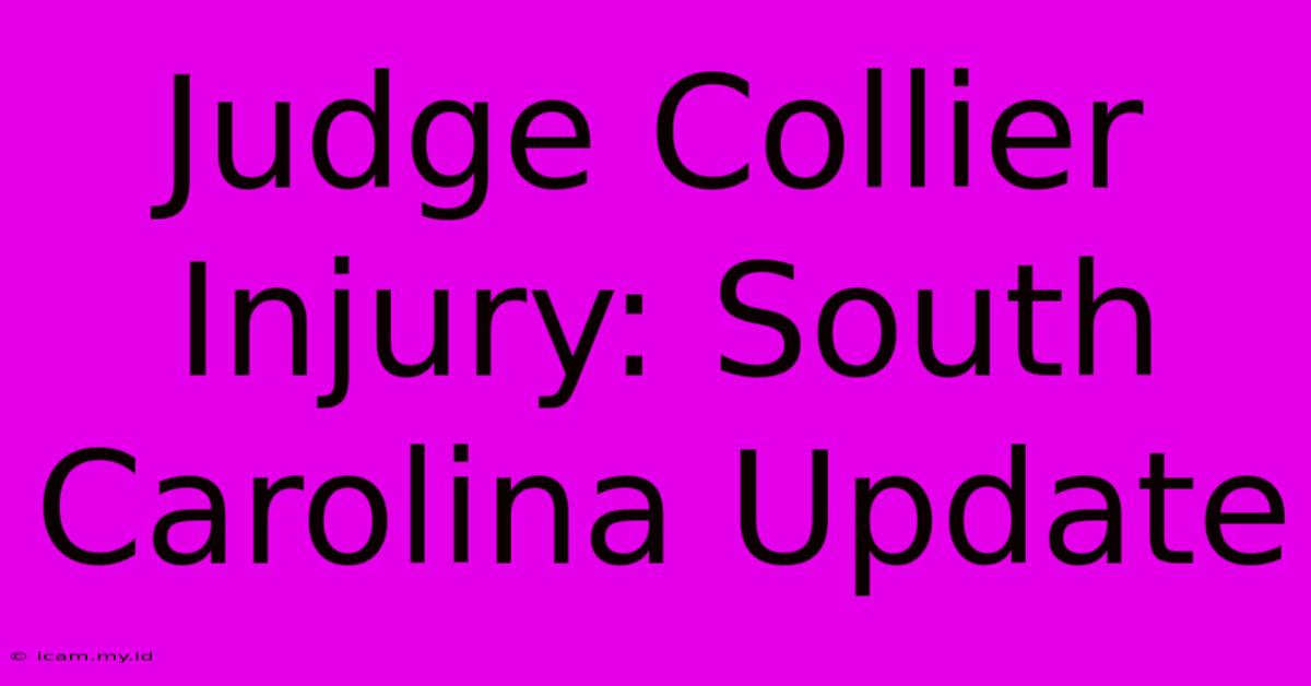 Judge Collier Injury: South Carolina Update