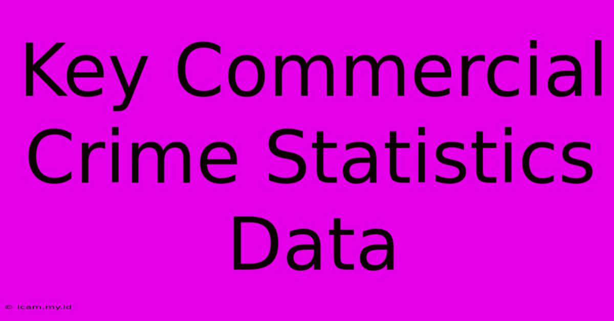 Key Commercial Crime Statistics Data