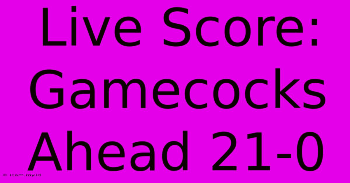 Live Score: Gamecocks Ahead 21-0