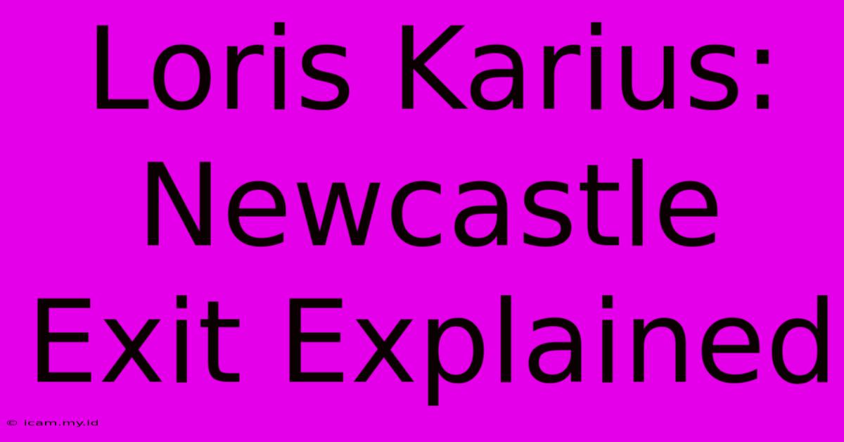 Loris Karius: Newcastle Exit Explained