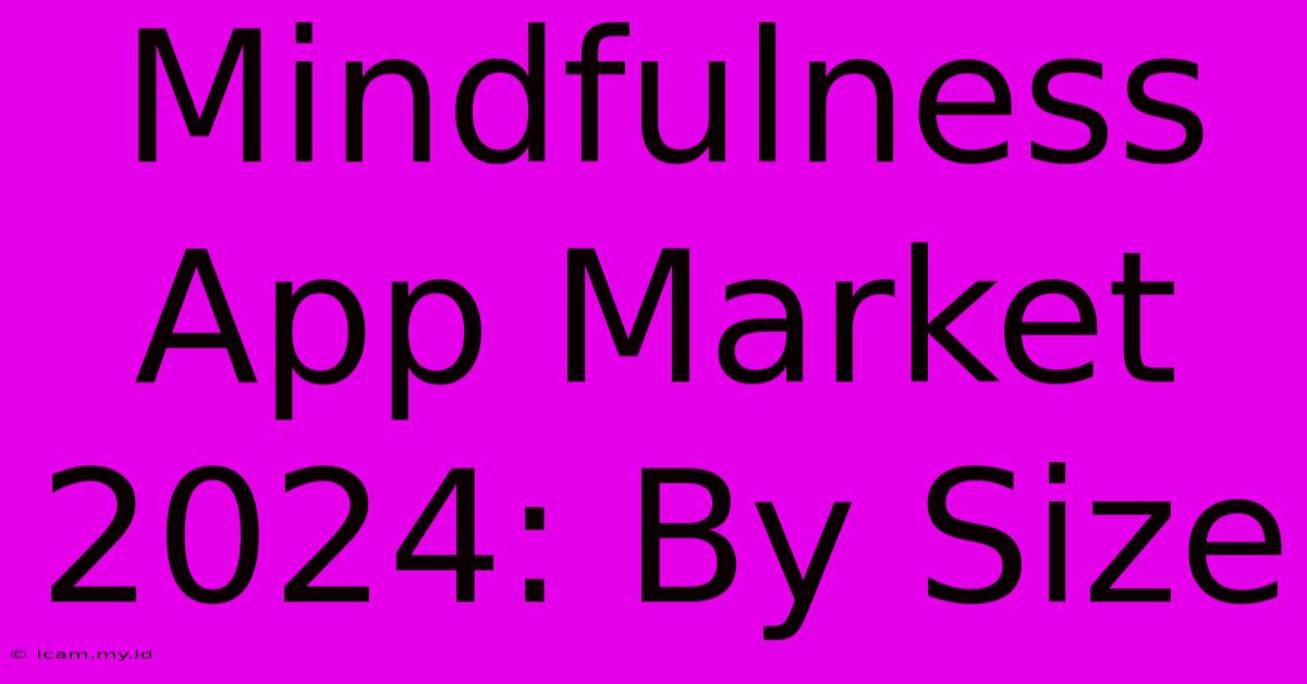 Mindfulness App Market 2024: By Size