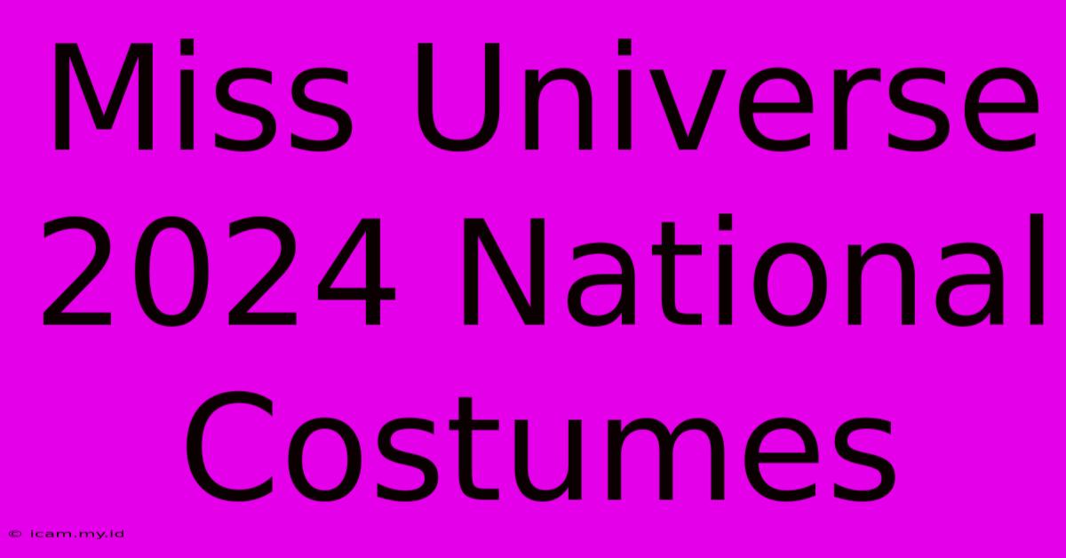 Miss Universe 2024 National Costumes