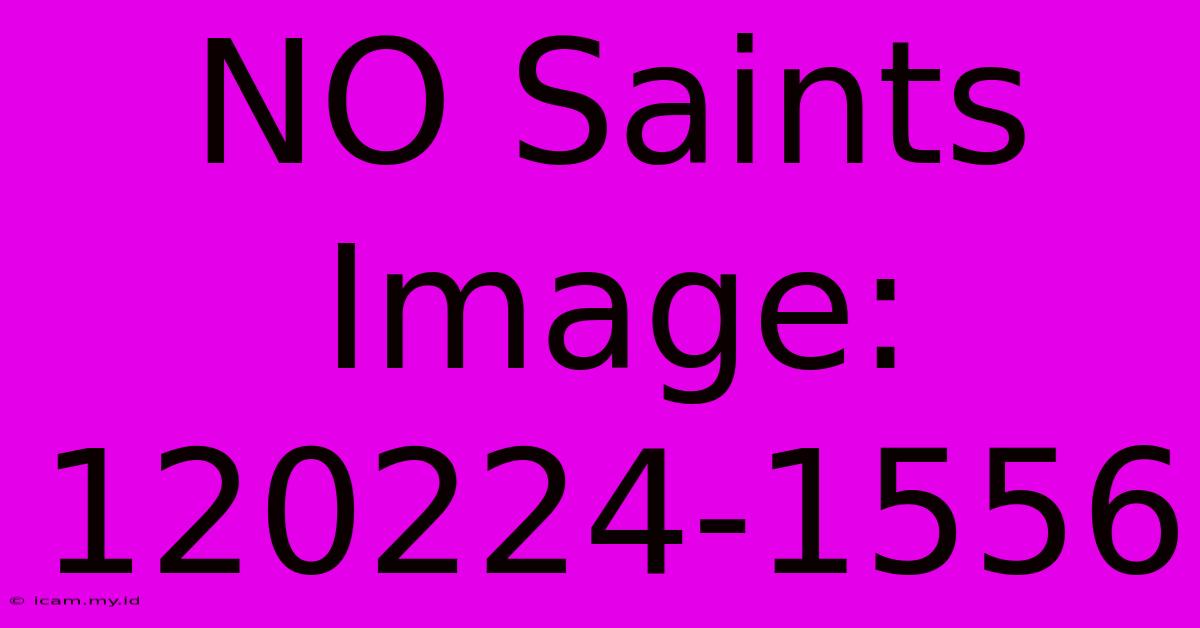 NO Saints Image: 120224-1556