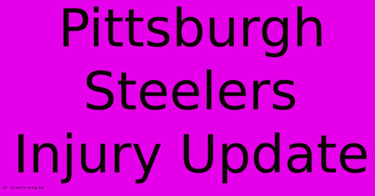 Pittsburgh Steelers Injury Update