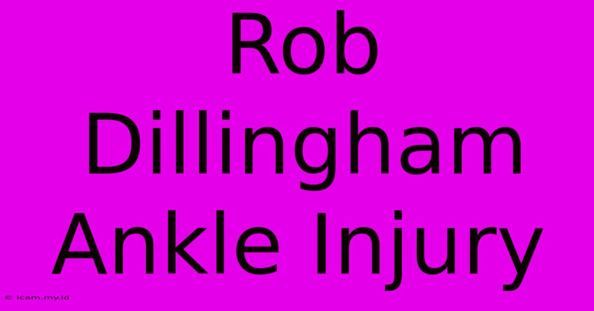 Rob Dillingham Ankle Injury