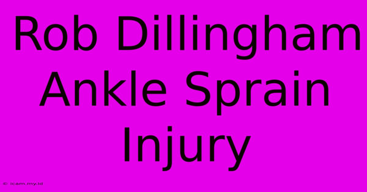 Rob Dillingham Ankle Sprain Injury