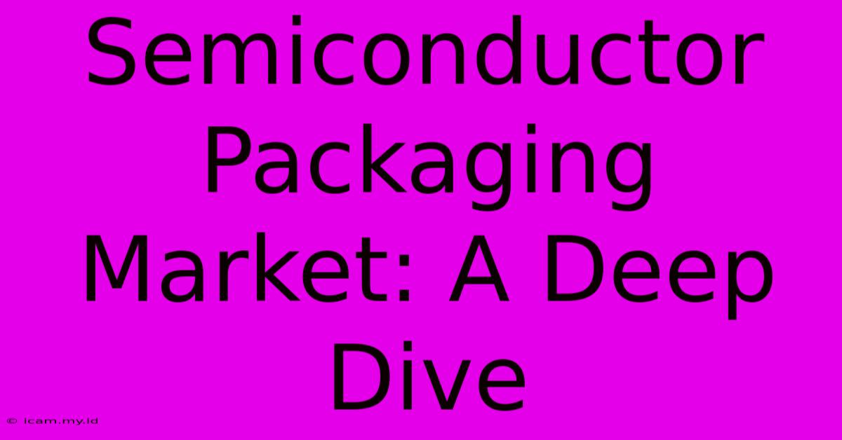 Semiconductor Packaging Market: A Deep Dive