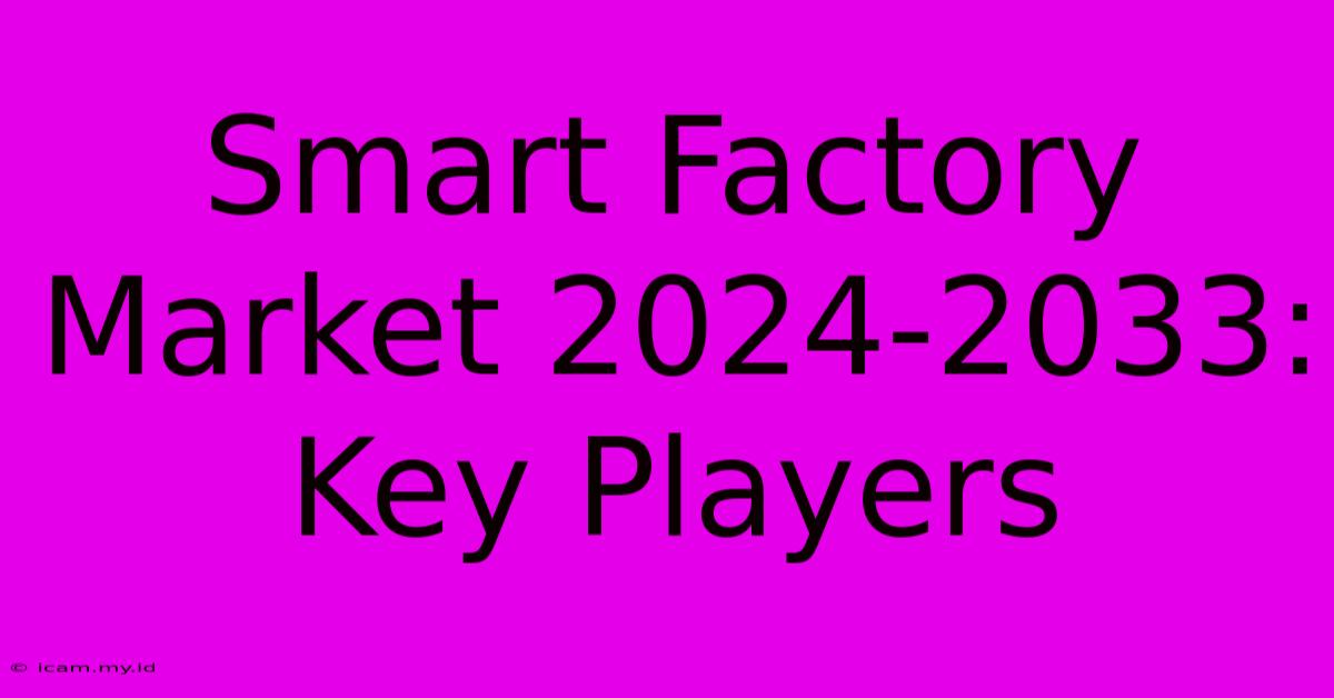 Smart Factory Market 2024-2033: Key Players