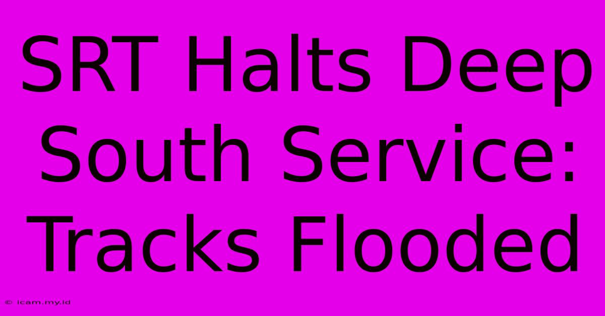 SRT Halts Deep South Service: Tracks Flooded