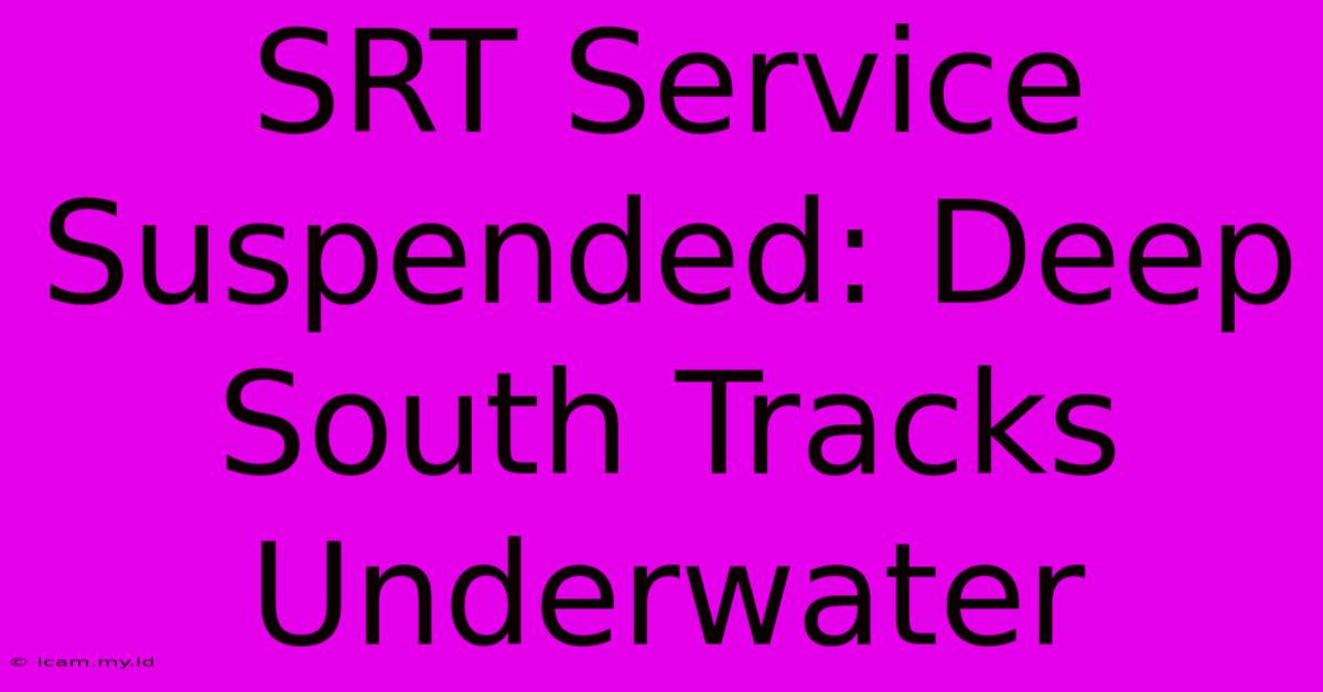 SRT Service Suspended: Deep South Tracks Underwater