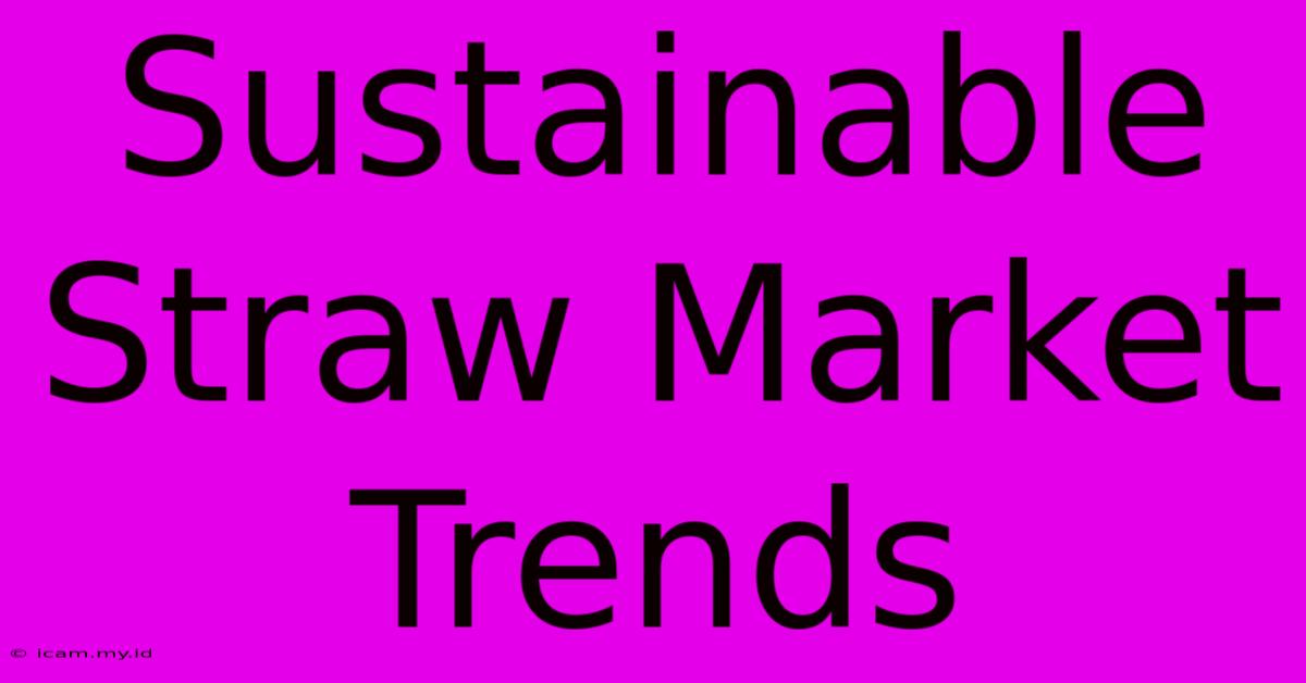 Sustainable Straw Market Trends