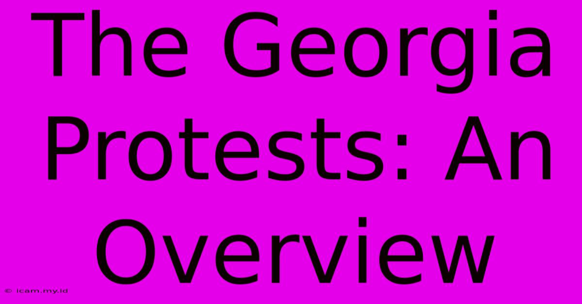 The Georgia Protests: An Overview