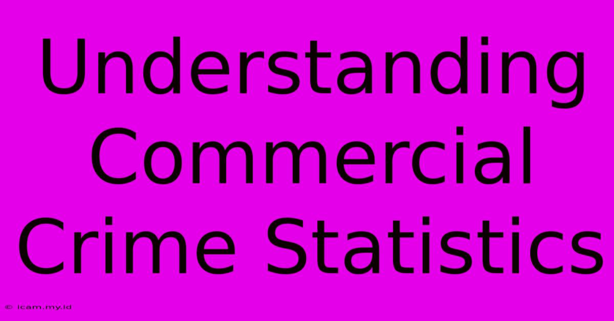 Understanding Commercial Crime Statistics