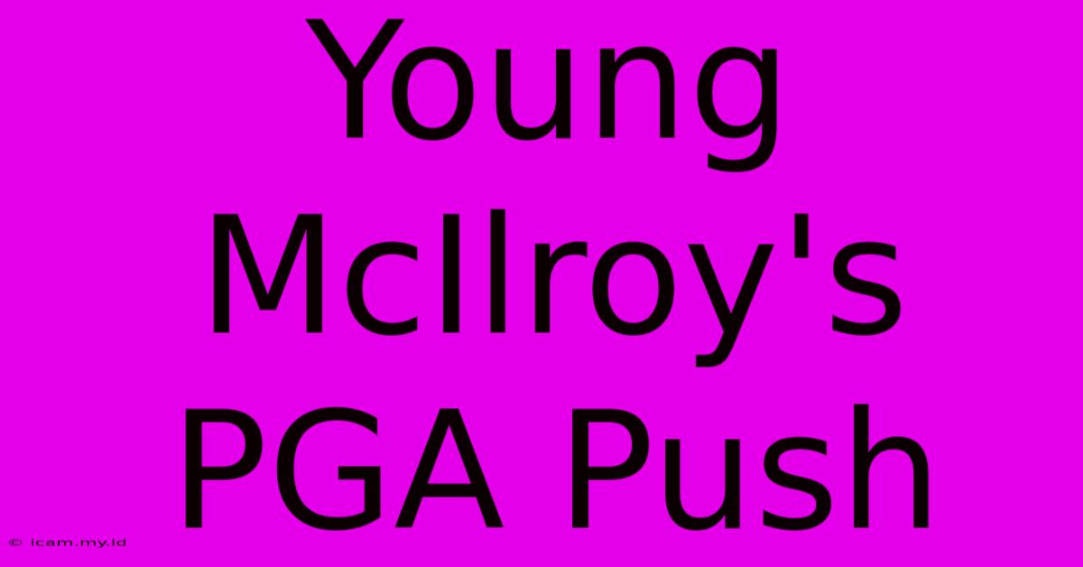 Young McIlroy's PGA Push